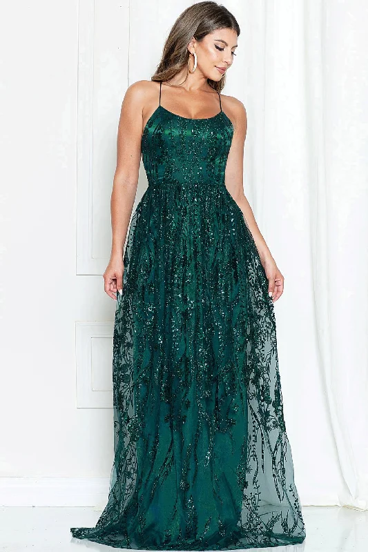 open-back prom dressesProm Dress MF21919 | Emerald